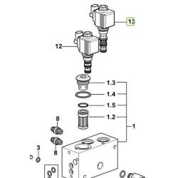 Elektrozawór 13V - 20W - SDF Parts